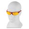 Kleenguard Equalizer, Safety Glasses, Anti-Scratch, Amber Lens, Red Frame, Half-Frame, 12 PK KCC21299 - alternate 6